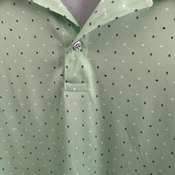 Izod Men's Mint Green Polo Shirt - Picture 6 of 10